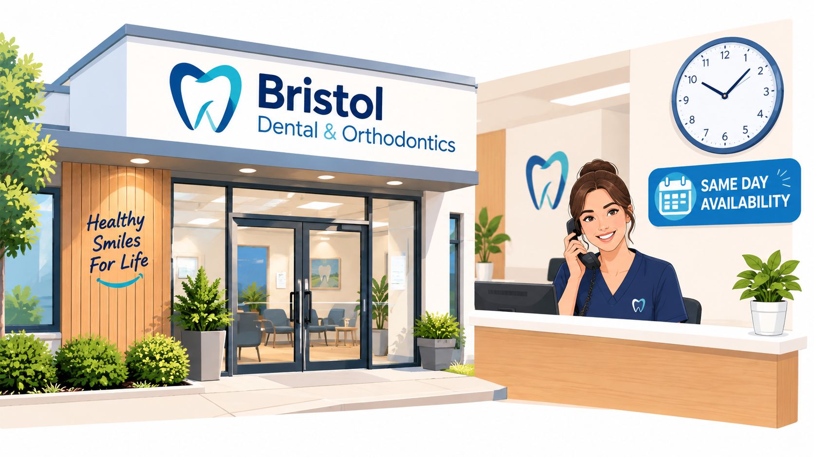 Screenshot from https://bristoldentalanaheim.com/contact/